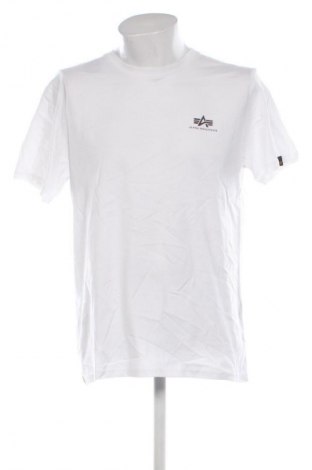 Tricou de bărbați Alpha Industries, Mărime XL, Culoare Alb, Preț 157,99 Lei