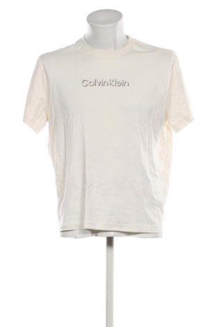 Herren Shirt Calvin Klein, Größe L, Farbe Ecru, Preis 41,99 €