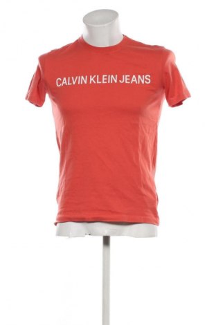 Pánské tričko  Calvin Klein Jeans, Velikost S, Barva Červená, Cena  279,00 Kč