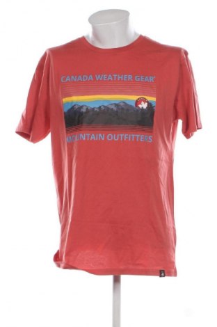 Tricou de bărbați Canada Weather Gear, Mărime XL, Culoare Roșu, Preț 78,95 Lei