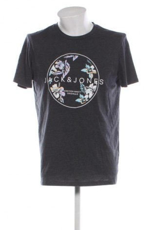 Мъжка тениска Jack & Jones, Размер L, Цвят Сив, Цена 14,00 лв.