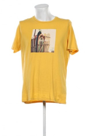 Ανδρικό t-shirt Jack & Jones, Μέγεθος XXL, Χρώμα Κίτρινο, Τιμή 5,99 €