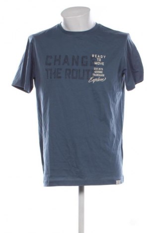 Męski T-shirt Lerros, Rozmiar L, Kolor Niebieski, Cena 66,99 zł