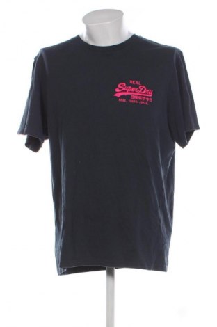Pánske tričko  Superdry, Veľkosť 3XL, Farba Modrá, Cena  19,95 €