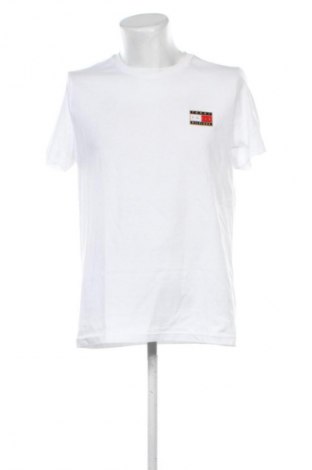 Męski T-shirt Tommy Hilfiger, Rozmiar XL, Kolor Biały, Cena 226,99 zł