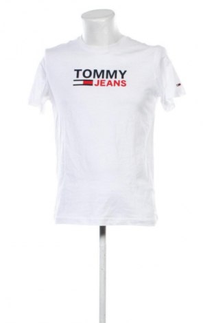 Мъжка тениска Tommy Jeans, Размер S, Цвят Бял, Цена 30,67 €
