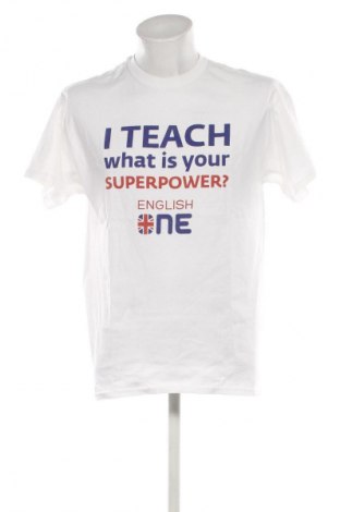 Мъжка тениска Unbranded, Размер M, Цвят Бял, Цена 19,55 лв.