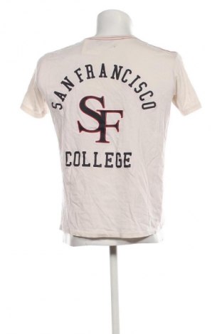 Herren Shirt Varsity, Größe L, Farbe Ecru, Preis 5,82 €