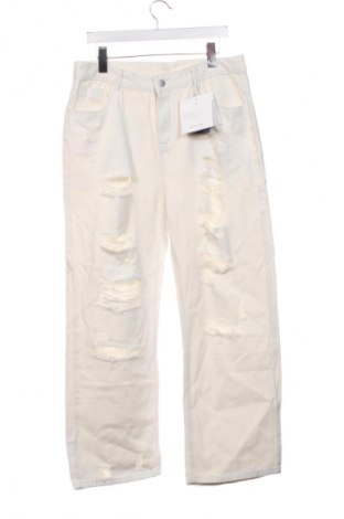 Мъжки дънки Unbranded, Размер L, Цвят Бял, Цена 35,99 лв.