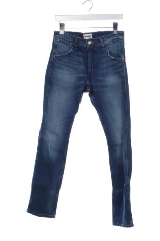 Blugi de bărbați Wrangler, Mărime S, Culoare Albastru, Preț 197,37 Lei