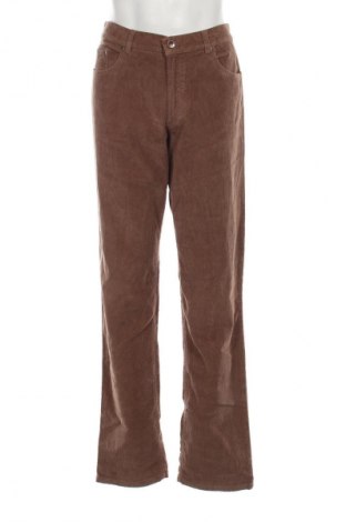 Pantaloni raiați de bărbați Brax, Mărime L, Culoare Maro, Preț 36,99 Lei
