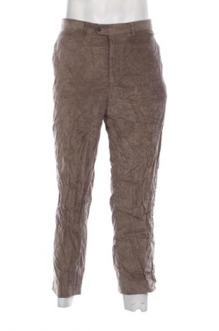 Pantaloni raiați de bărbați Eduard Dressler, Mărime XL, Culoare Bej, Preț 39,99 Lei