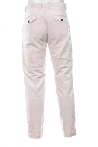 Pantaloni raiați de bărbați H&M, Mărime S, Culoare Ecru, Preț 20,99 Lei