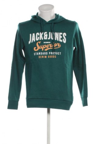 Herren Fleece Sweatshirt  Jack & Jones, Größe M, Farbe Grün, Preis 33,99 €