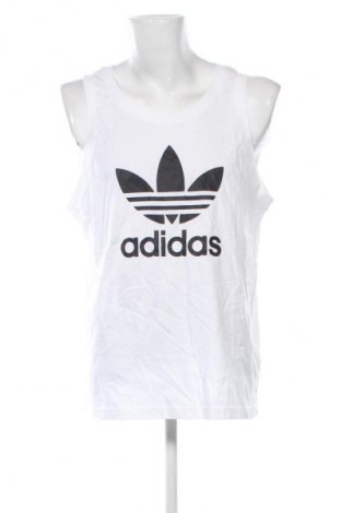 Herren Tanktop Adidas, Größe L, Farbe Weiß, Preis 33,99 €