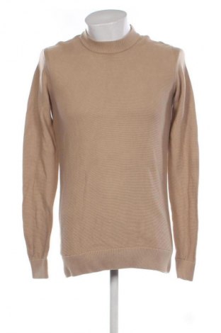 Herrenpullover BZB, Größe M, Farbe Beige, Preis 20,99 €