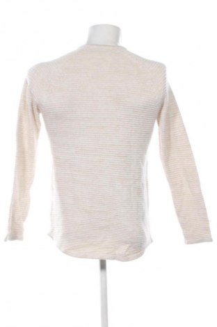 Pulover de bărbați Bershka, Mărime M, Culoare Ecru, Preț 51,99 Lei