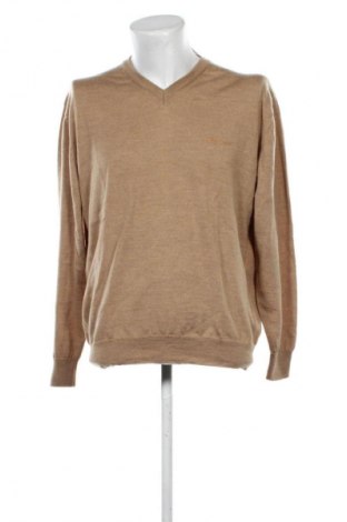 Pulover de bărbați Burlington, Mărime XL, Culoare Bej, Preț 123,11 Lei