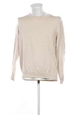 Herrenpullover Camargue, Größe L, Farbe Beige, Preis 11,99 €