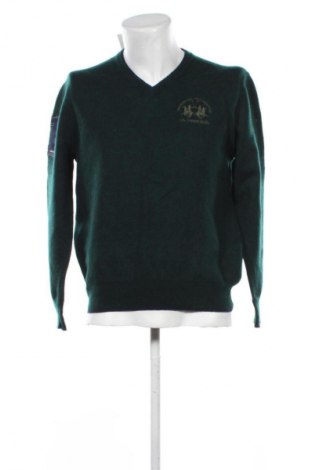 Herrenpullover La Martina, Größe M, Farbe Grün, Preis 68,29 €