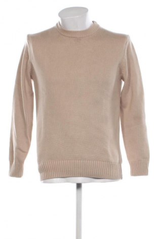 Мъжки пуловер Mango, Размер S, Цвят Бежов, Цена 56,99 лв.