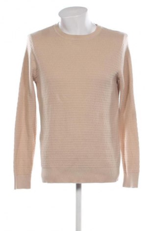 Herrenpullover Produkt by Jack & Jones, Größe L, Farbe Beige, Preis 9,99 €