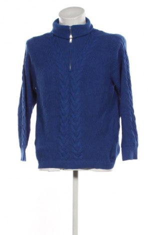 Pulover de bărbați Rockmans, Mărime XL, Culoare Albastru, Preț 146,99 Lei