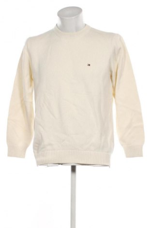 Herrenpullover Tommy Hilfiger, Größe L, Farbe Ecru, Preis 55,99 €