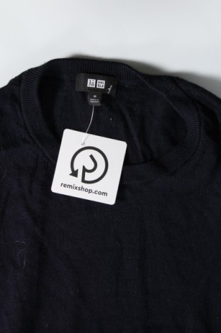 Pulover de bărbați Uniqlo, Mărime M, Culoare Albastru, Preț 120,99 Lei