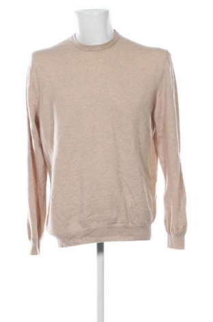 Herrenpullover United Colors Of Benetton, Größe XXL, Farbe Beige, Preis 17,99 €