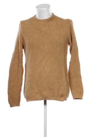 Мъжки пуловер Zara, Размер L, Цвят Бежов, Цена 22,99 лв.