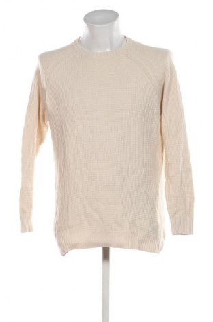 Pulover de bărbați Zara, Mărime L, Culoare Ecru, Preț 74,99 Lei
