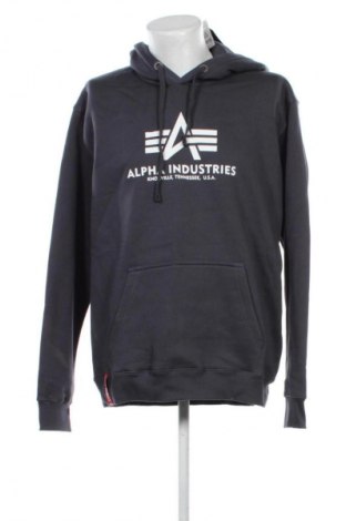 Hanorac de bărbați Alpha Industries, Mărime 3XL, Culoare Gri, Preț 316,99 Lei