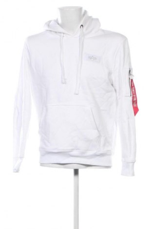 Herren Sweatshirt Alpha Industries, Größe M, Farbe Weiß, Preis 66,99 €