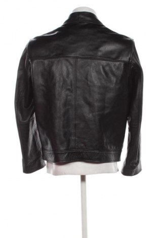 Ανδρικό δερμάτινο μπουφάν Maurices, Μέγεθος L, Χρώμα Μαύρο, Τιμή 31,99 €