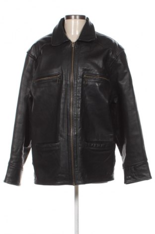 Geacă de piele pentru bărbati Unbranded, Mărime M, Culoare Negru, Preț 315,79 Lei