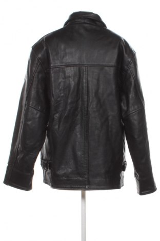 Geacă de piele pentru bărbati Unbranded, Mărime M, Culoare Negru, Preț 315,79 Lei