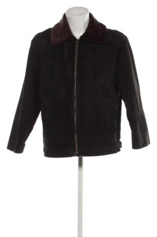 Ανδρικό δερμάτινο μπουφάν Unbranded, Μέγεθος L, Χρώμα Μαύρο, Τιμή 39,99 €