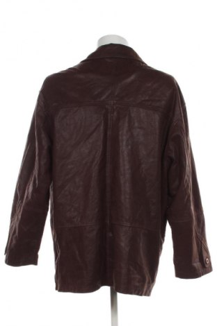 Geacă de piele pentru bărbati Unbranded, Mărime XL, Culoare Maro, Preț 281,58 Lei
