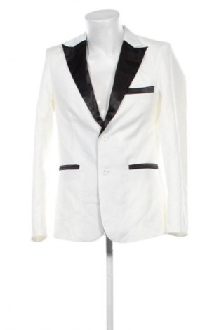 Мъжко сако Boohoo, Размер M, Цвят Бял, Цена 110,20 лв.
