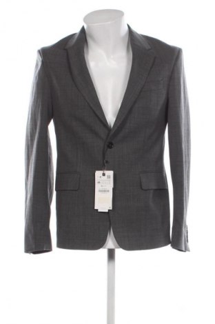 Herren Sakko Zara, Größe M, Farbe Grau, Preis 16,99 €