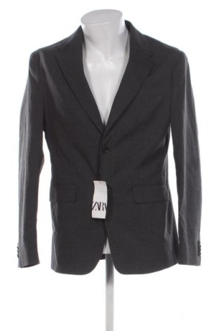 Herren Sakko Zara, Größe L, Farbe Grau, Preis € 39,88