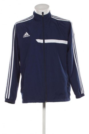 Ανδρική αθλητική ζακέτα Adidas, Μέγεθος L, Χρώμα Μπλέ, Τιμή 24,55 €