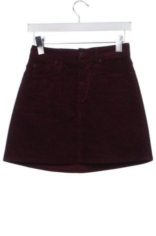 Szoknya 7 For All Mankind, Méret XS, Szín Piros, Ár 20 249 Ft