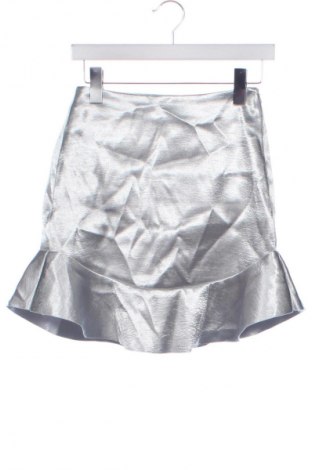 Fustă H&M, Mărime XXS, Culoare Argintiu, Preț 37,99 Lei
