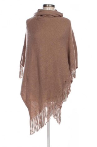Пончо Pieces, Размер M, Цвят Бежов, Цена 53,00 лв.