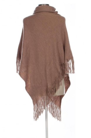 Пончо Pieces, Размер M, Цвят Бежов, Цена 53,00 лв.