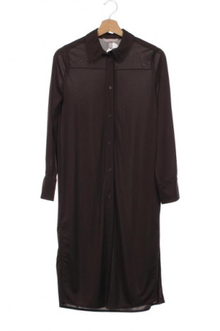 Рокля H&M, Размер XS, Цвят Кафяв, Цена 9,99 лв.