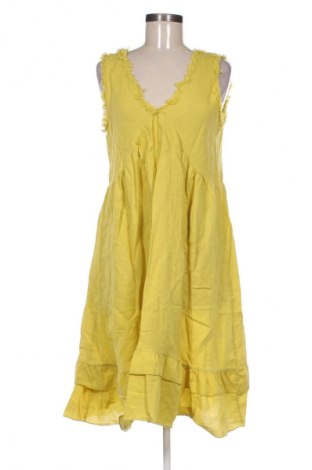 Sukienka Le Monde Du Lin, Rozmiar L, Kolor Żółty, Cena 504,99 zł