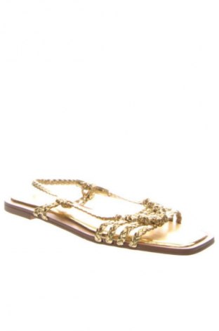 Sandály Zara, Velikost 37, Barva Zlatistá, Cena  784,00 Kč